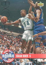 1993 Upper Deck Rookie Silver Exchange #RE5 Isaiah Rider