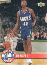 1993 Upper Deck Rookie Silver Exchange #RE8 Vin Baker