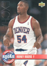 1993 Upper Deck Rookie Silver Exchange #9 Rodney Rogers