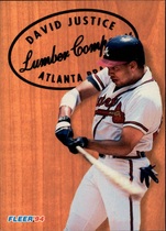 1994 Fleer Lumber Company #6 David Justice