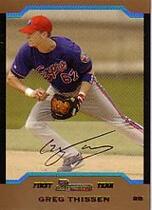 2004 Bowman Gold #190 Greg Thissen