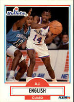 1990 Fleer Update #U-98 A.J. English