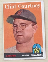 1958 Topps Base Set #92 Clint Courtney