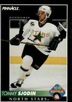 1992 Pinnacle Base Set #401 Tommy Sjodin
