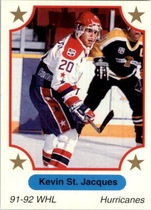 1991 7th Inning Sketch WHL #352 Kevin St.Jacques