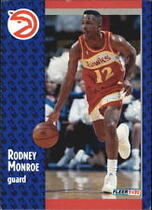 1991 Fleer Base Set #244 Rodney Monroe
