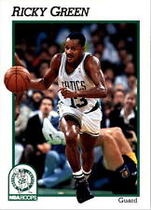 1991 NBA Hoops Base Set #339 Rickey Green