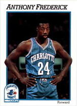 1991 NBA Hoops Base Set #342 Anthony Frederick