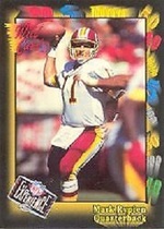 1991 Wild Card NFL Experience Exchange #126A Mark Rypien