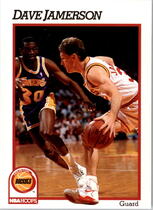 1991 NBA Hoops Base Set #370 Dave Jamerson