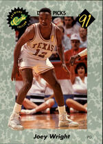 1991 Classic Draft Picks #40 Joey Wright