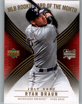 2007 Upper Deck Rookie Card of the Month #4 Ryan Braun