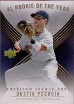 2007 Upper Deck Rookie Card of the Month #ROY-AL Dustin Pedroia