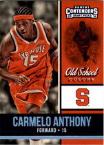 2016 Panini Contenders Draft Picks Old School Colors #4 Carmelo Anthony