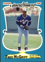 1990 Fleer Award Winners #22 Fred McGriff