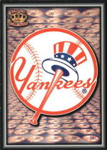 1996 Pacific Prisms Team Logo #30 Yankees