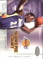 2002 NBA Hoops Hot Prospects Supreme Court #14 Kareem Rush
