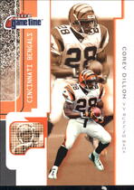 2001 Fleer Game Time #19 Corey Dillon