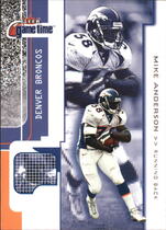 2001 Fleer Game Time #72 Mike Anderson