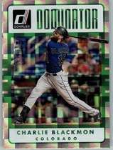 2017 Donruss Dominators #2-1 Charlie Blackmon