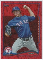 2014 Topps Red Hot Foil Series 2 #655 Derek Holland