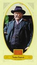 2012 Panini Golden Age Mini Broadleaf Brown Ink #4 Theodore Roosevelt
