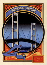 2014 Panini Golden Age #88 Mackinac Bridge