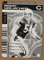2001 NFL Showdown 1st Edition Monochrome #84 Brian Urlacher