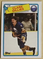 1988 Topps Base Set #80 Clark Gillies