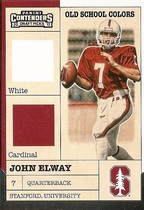 2017 Panini Contenders Draft Picks Old School Colors #16 John Elway