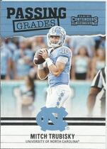 2017 Panini Contenders Draft Picks Passing Grades #2 Mitchell Trubisky