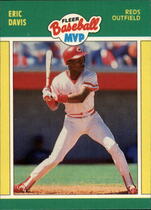 1989 Fleer Baseball MVPs #9 Eric Davis