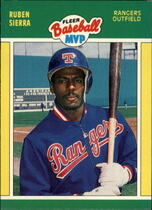 1989 Fleer Baseball MVPs #35 Ruben Sierra