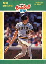 1989 Fleer Baseball MVPs #40 Andy Van Slyke