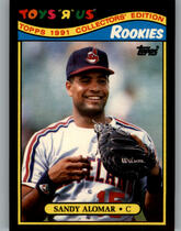 1991 Topps ToysRUs Rookies #1 Sandy Alomar Jr.