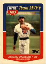 1988 Topps Rite-Aid Team MVPs #2 Andre Dawson