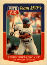1988 Topps Rite-Aid Team MVPs #5 Pedro Guerrero