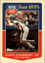 1988 Topps Rite-Aid Team MVPs #7 Darryl Strawberry