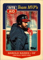 1988 Topps Rite-Aid Team MVPs #16 Harold Baines