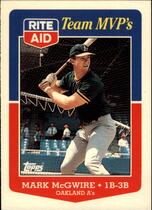 1988 Topps Rite-Aid Team MVPs #23 Mark McGwire