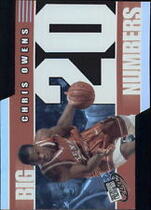 2002 Press Pass Big Numbers #BN12 Chris Owens