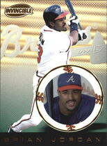1999 Pacific Invincible #14 Brian Jordan