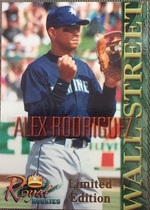 2000 Royal Rookies Futures Wall Street Alex Rodriguez #NNO Alex Rodriguez