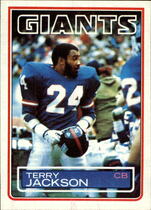 1983 Topps Base Set #127 Terry Jackson