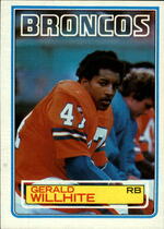 1983 Topps Base Set #270 Gerald Willhite