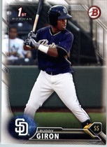 2016 Bowman Prospects #BP20 Ruddy Giron