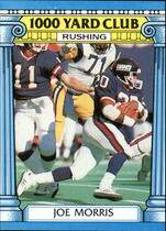 1987 Topps 1000 Yard Club #3 Joe Morris