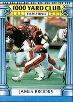 1987 Topps 1000 Yard Club #17 James Brooks