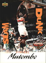 1997 Upper Deck Nestle Slam Dunk #3 Dikembe Mutombo