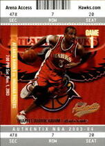 2003 Fleer Authentix #18 Shareef Abdur-Rahim